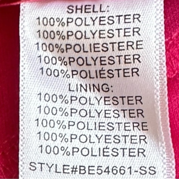 Altar’d State NWT XXL Pink Puff Sleeve Mini Dress Chiffon A-Line Barbiecore - Picture 8 of 9